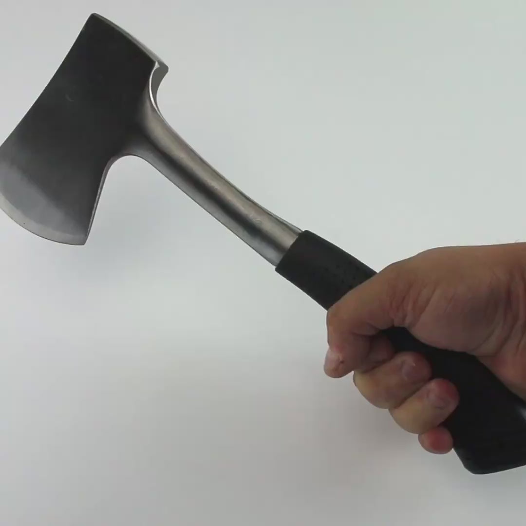 Load video: Ox Head OX 270 GST-600 All-Steel Hatchet, 600g