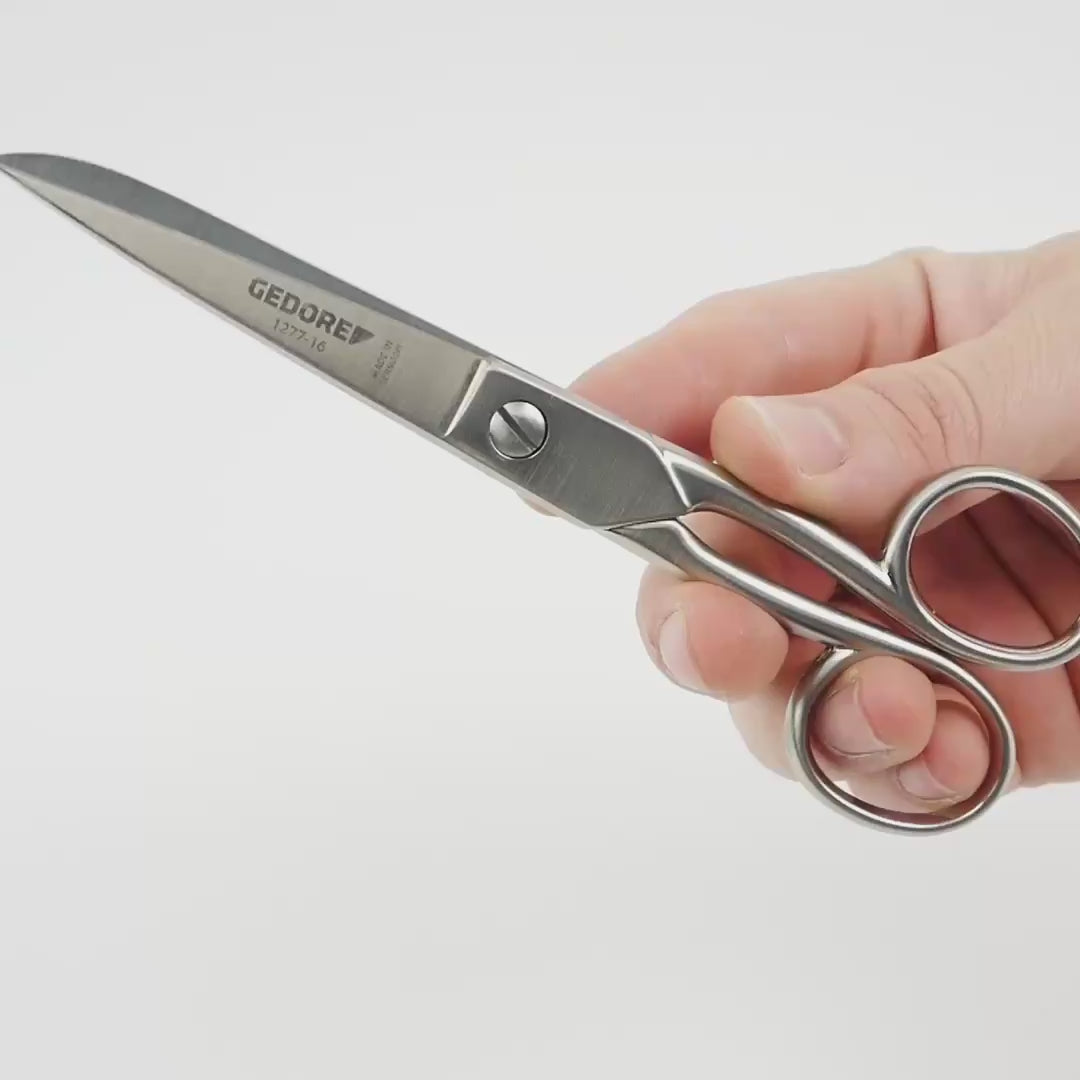 Load video: Gedore 1277-16 Industrial Scissors - 6" (160mm)