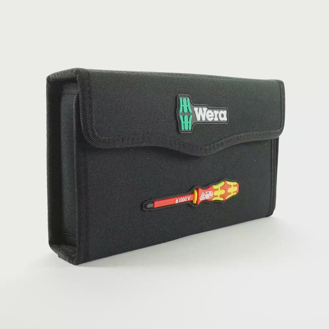 Load video: Wera 136027 Kraftform Kompakt VDE 17 Extra Slim Set, 17 Pieces