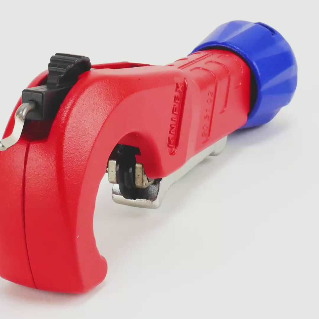 Load video: Knipex TubiX Pipe Cutter