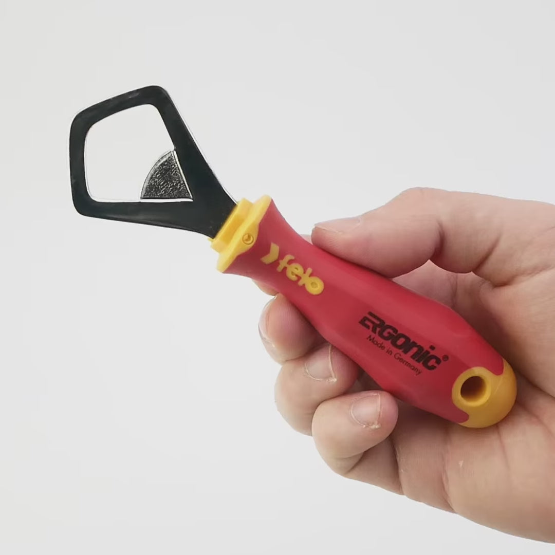 Load video: Felo Ergonic VDE Bottle Opener