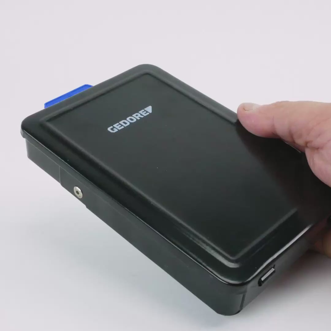 Load video: Gedore 316 D Pin Punch Set 6 Pcs in Metal Case