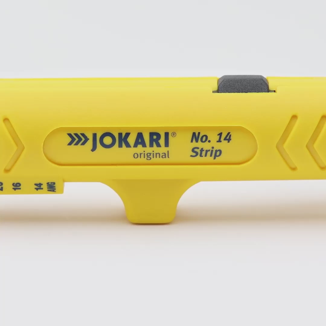 Load video: Jokari Strip No. 14 Round Cable Stripper