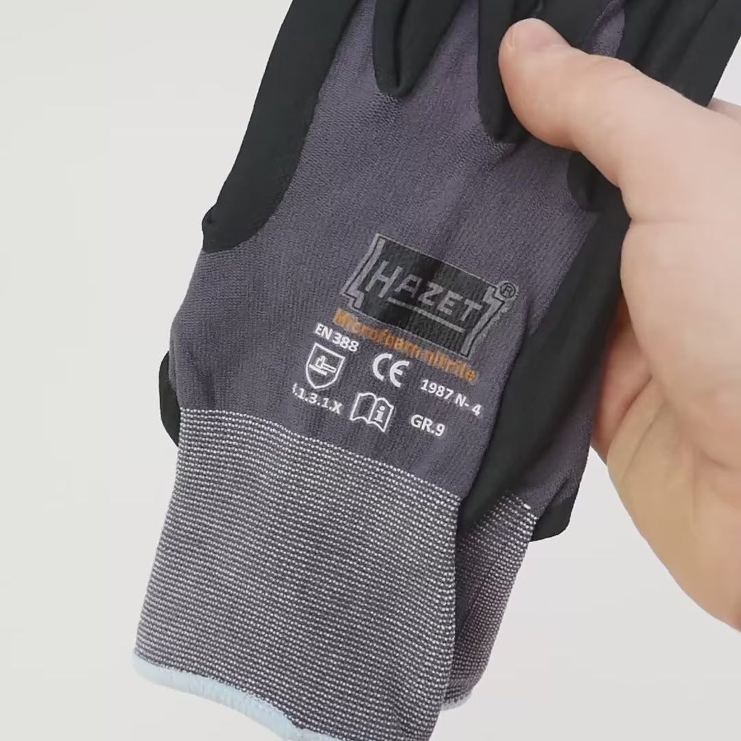 Load video: Hazet 1987N-4 Gloves