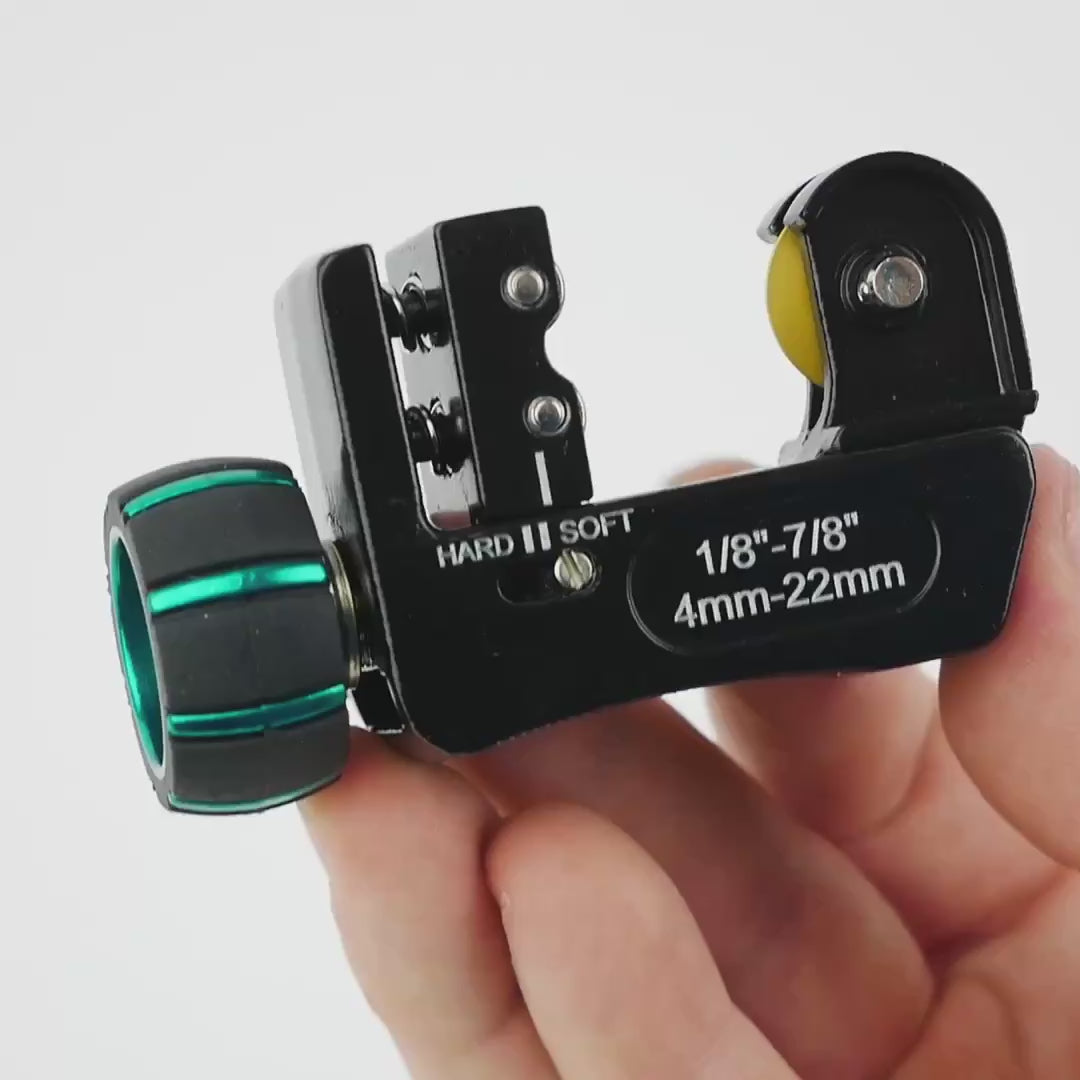Load video: Heyco Mini Tube-Cutter