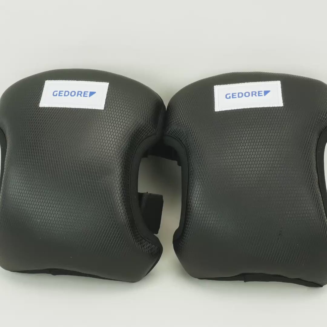 Load video: Gedore WT 1056 10 Knee pads, pair