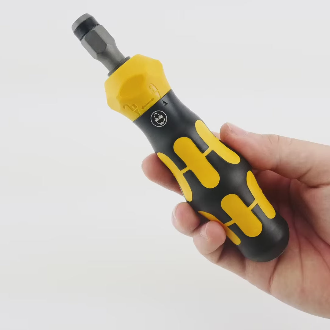 Load video: Wera 018100 Kraftform Plus Impact Screwdriver - Series 900