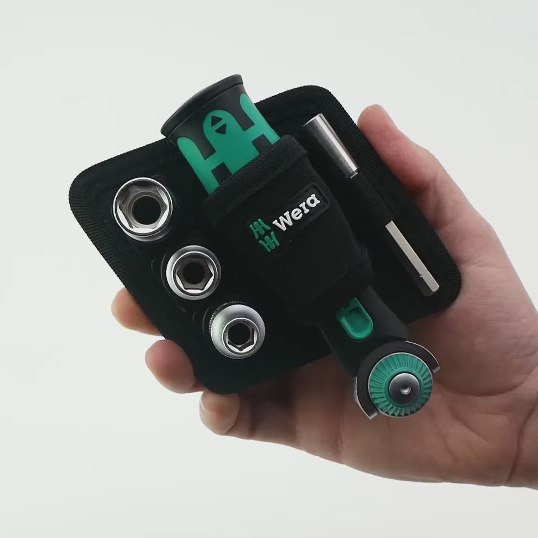 Load video: Wera 004283 Zyklop Pocket SAE Set 2, 18 Pieces