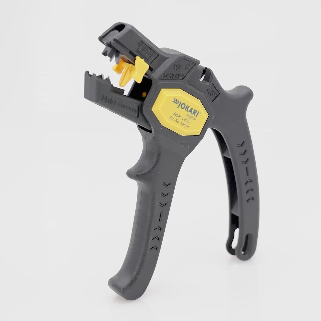 Load video: Jokari Super 4 Plus Automatic Wire Stripper