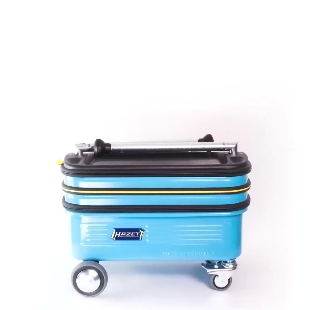 Load video: Hazet 166N Assistent Collapsible Rolling Tool Box