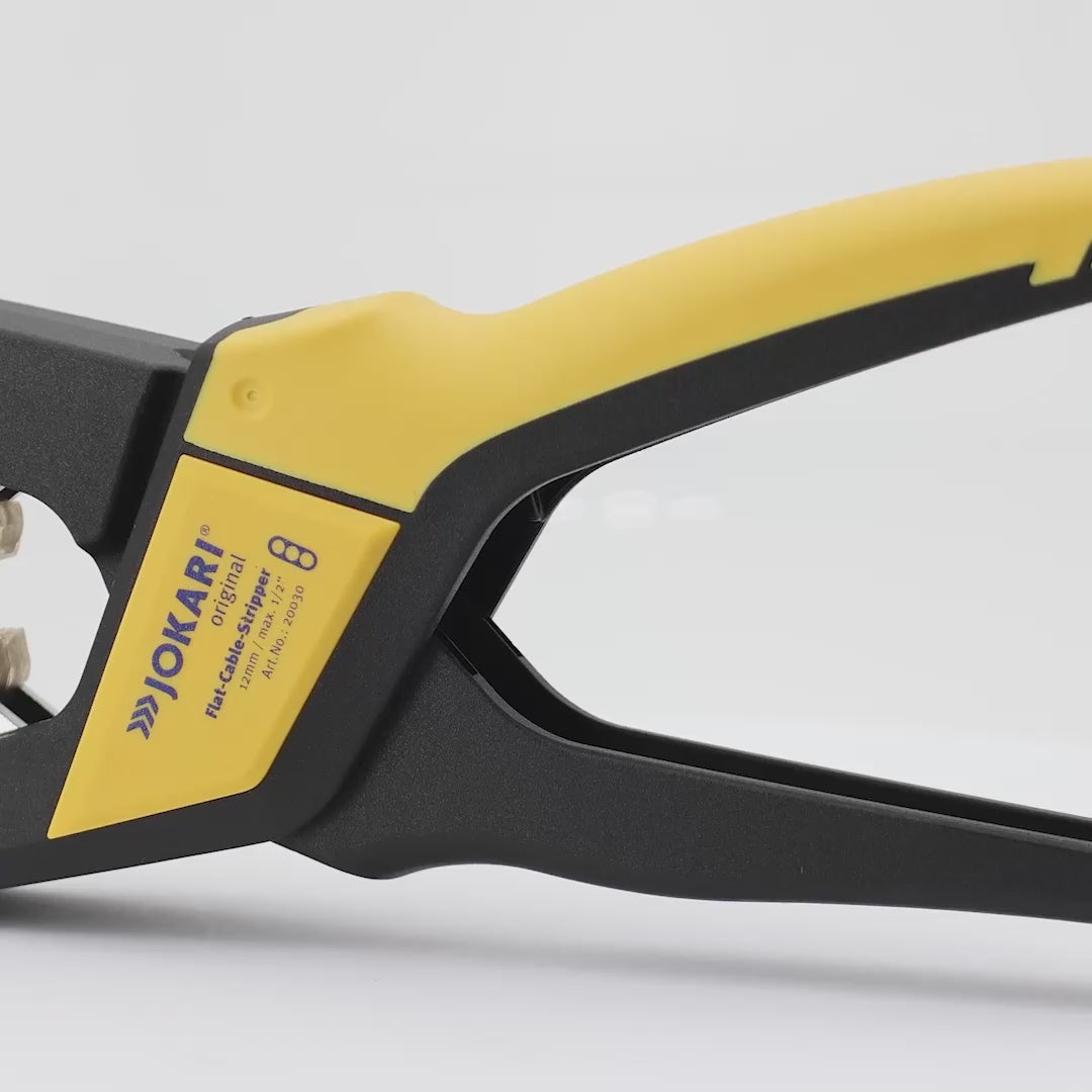 Load video: Jokari FKZ Flat Cable Stripper
