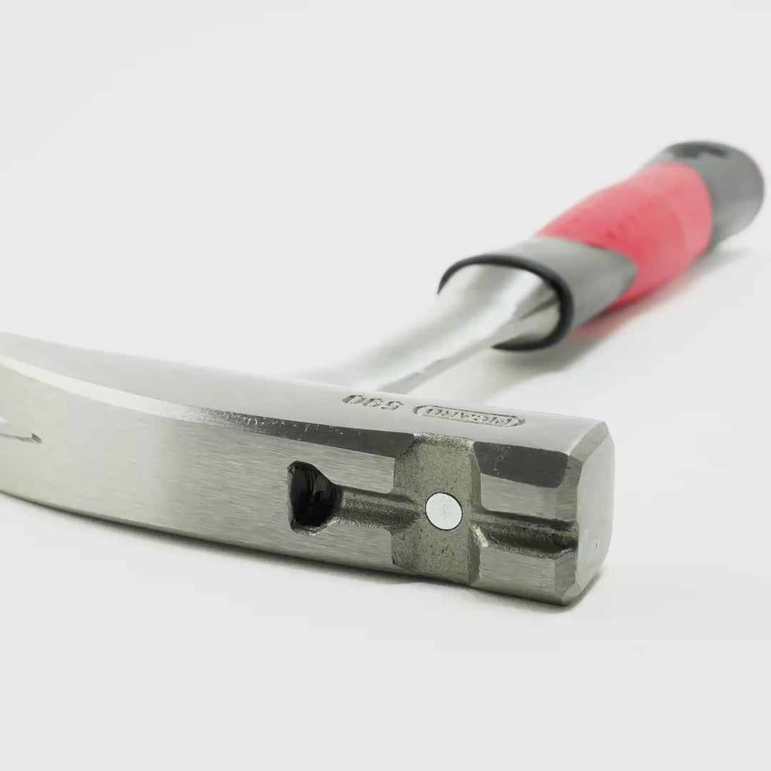 Load video: Picard 590 Full-steel Carpenters' Roofing Hammer