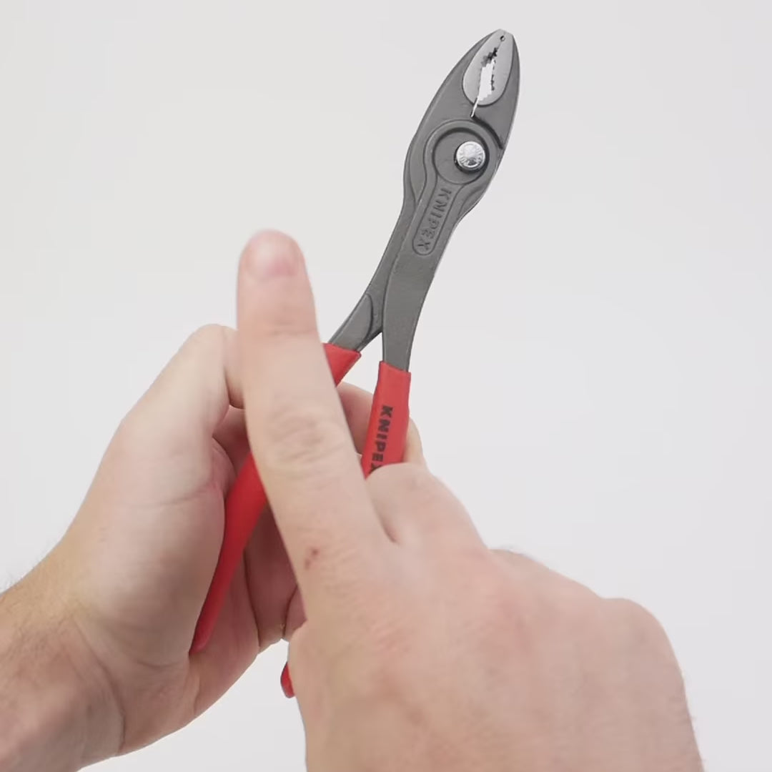 Load video: Knipex Twin Grip 10" Slip Joint Pliers - Multigrip