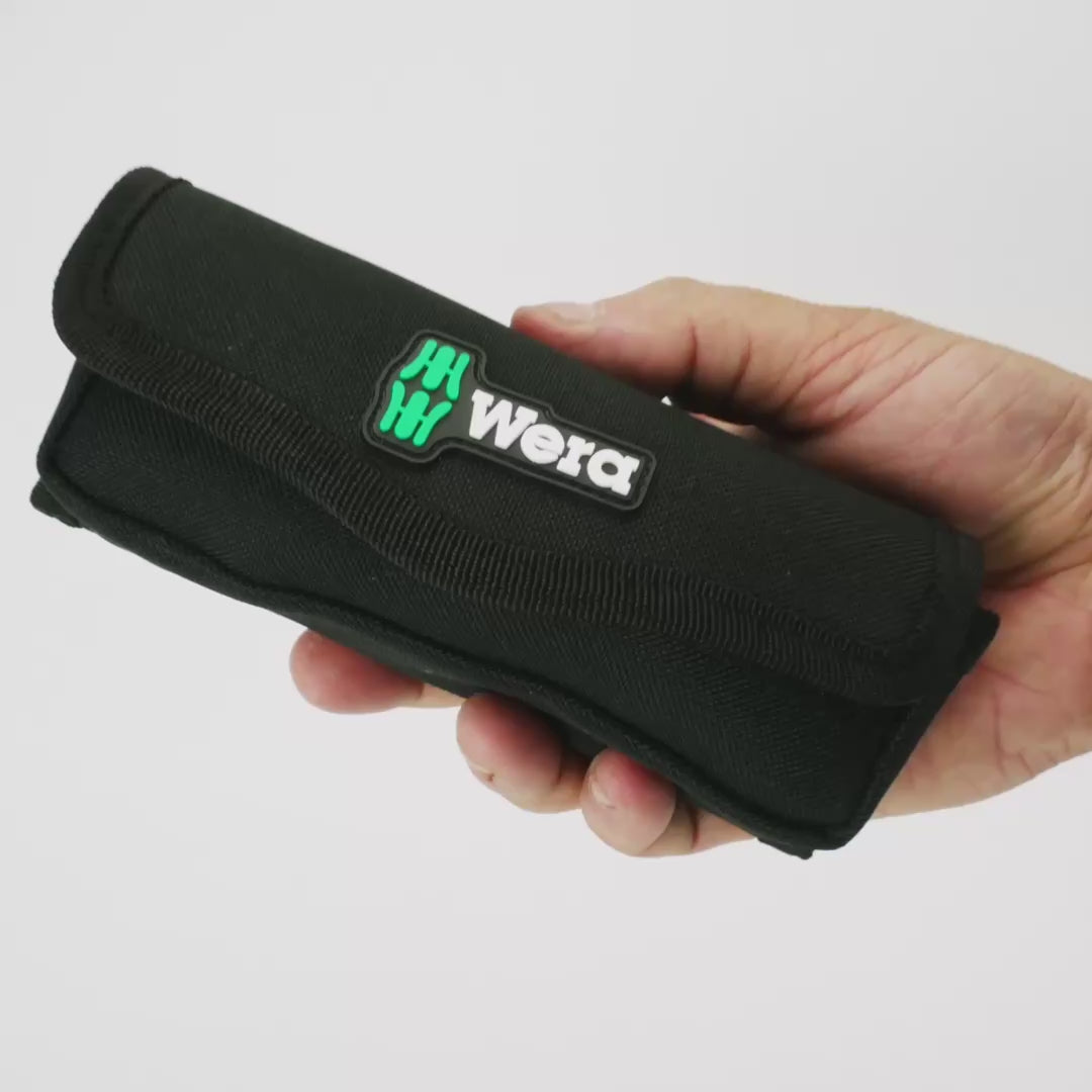 Load video: Wera 051017 Kraftform Kompakt 20 Tool Finder 2 Pouch Set, 13 Pieces