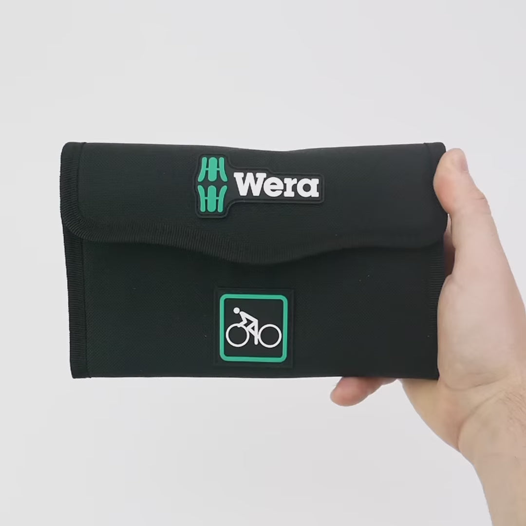 Load video: Wera 136042 9532 Workshop Bicycle and Chain Repair Set, 20 Pieces