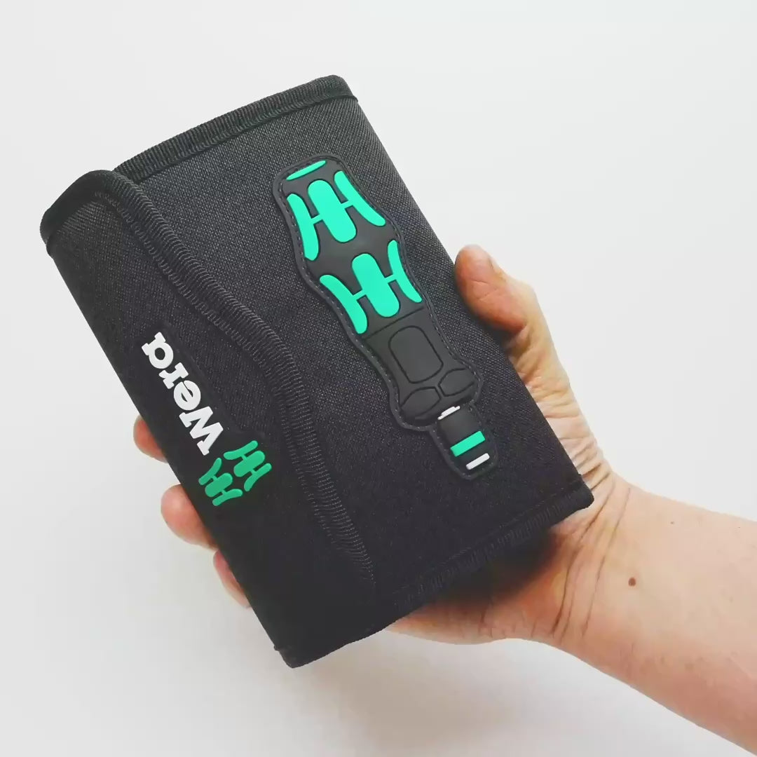 Load video: Wera 057482 Kraftform Kompakt Turbo Set, 18 Pieces