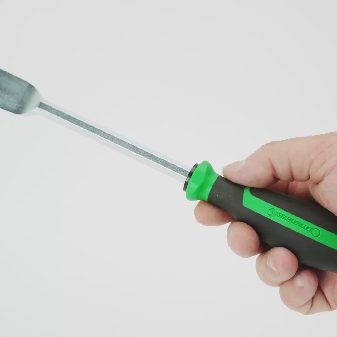 Load video: Stahlwille 12718 Flat Gasket Scraper