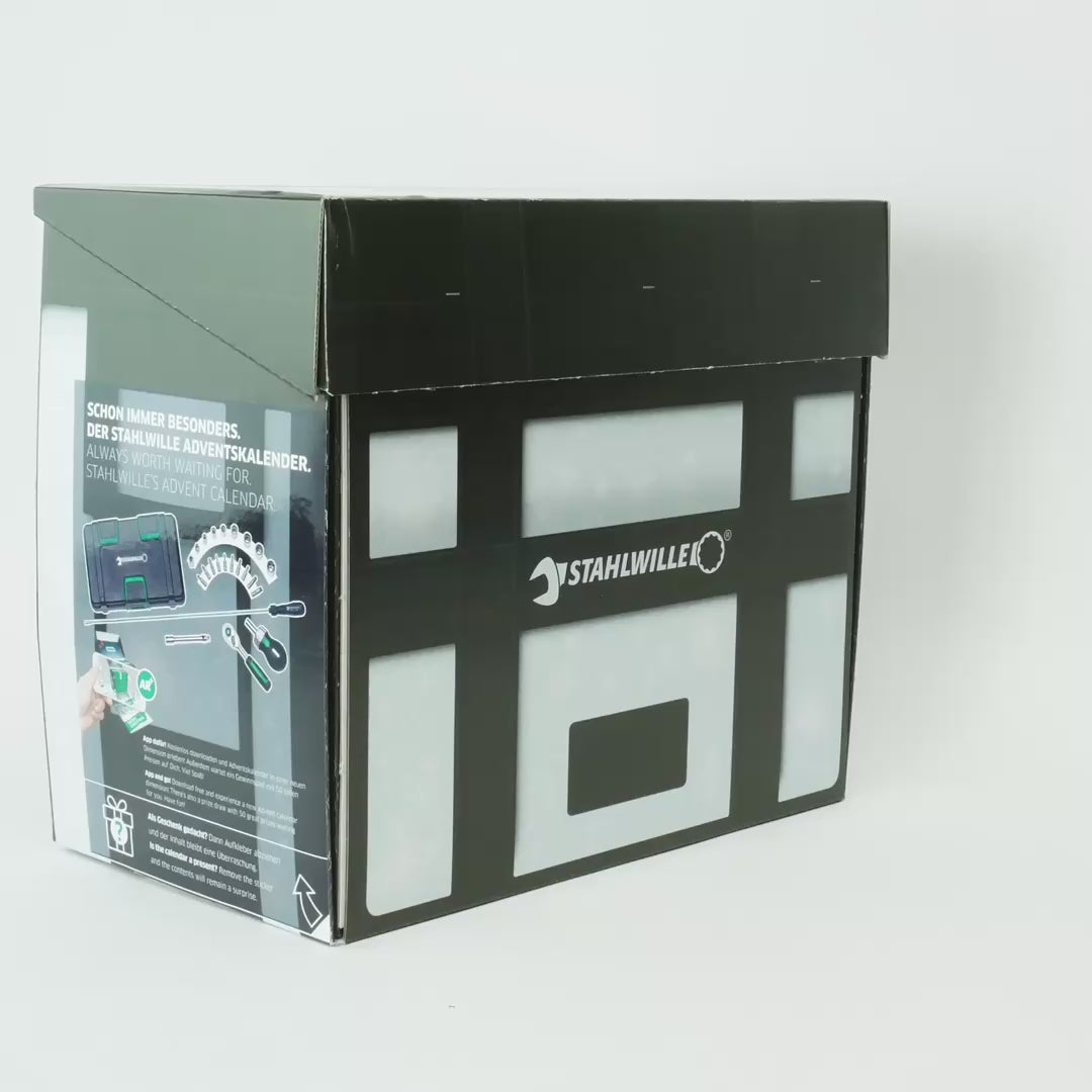 Load video: Stahlwille Advent Calendar, 2019