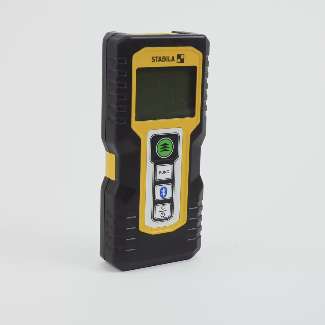 Load video: Stabila LD 250BT 165ft Bluetooth Laser Distance Measurer