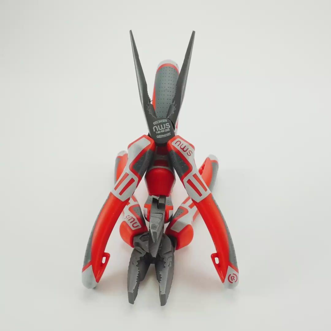 Load video: NWS Pliers and Cutters Set, 3 Pieces