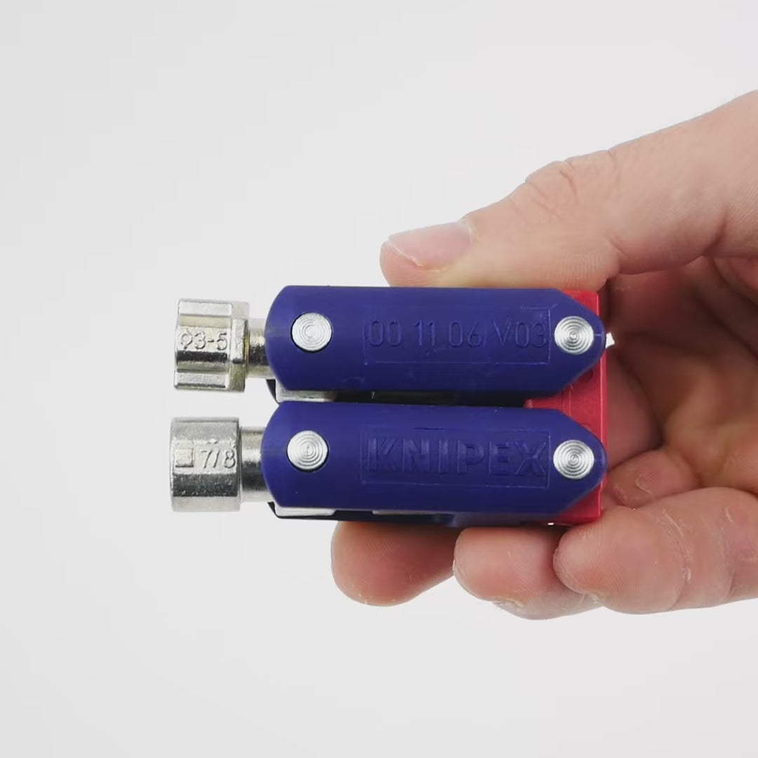 Load video: Knipex "DoubleJoint" Control Cabinet Key