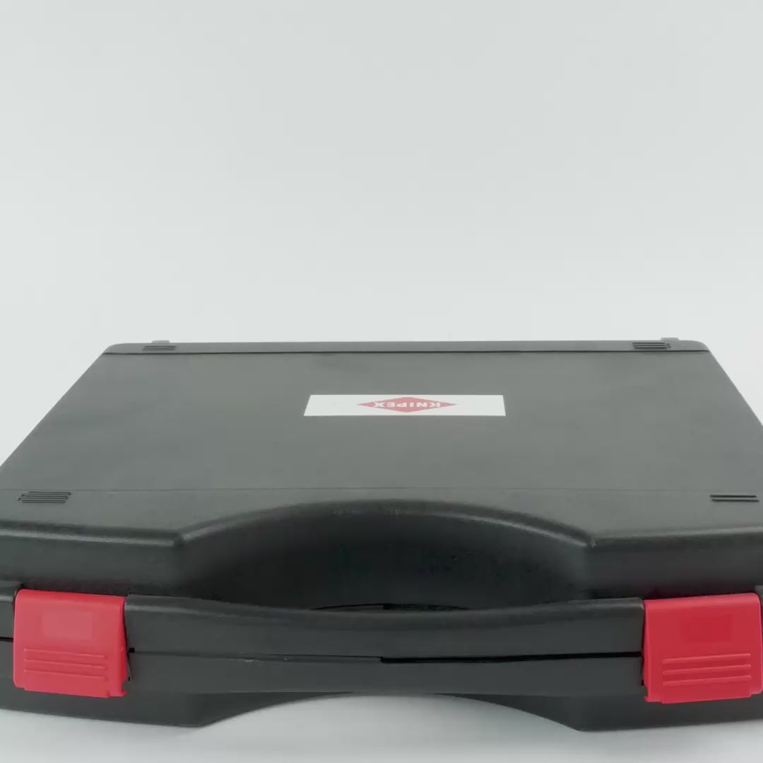 Load video: Knipex Tool Case for Photovoltaics