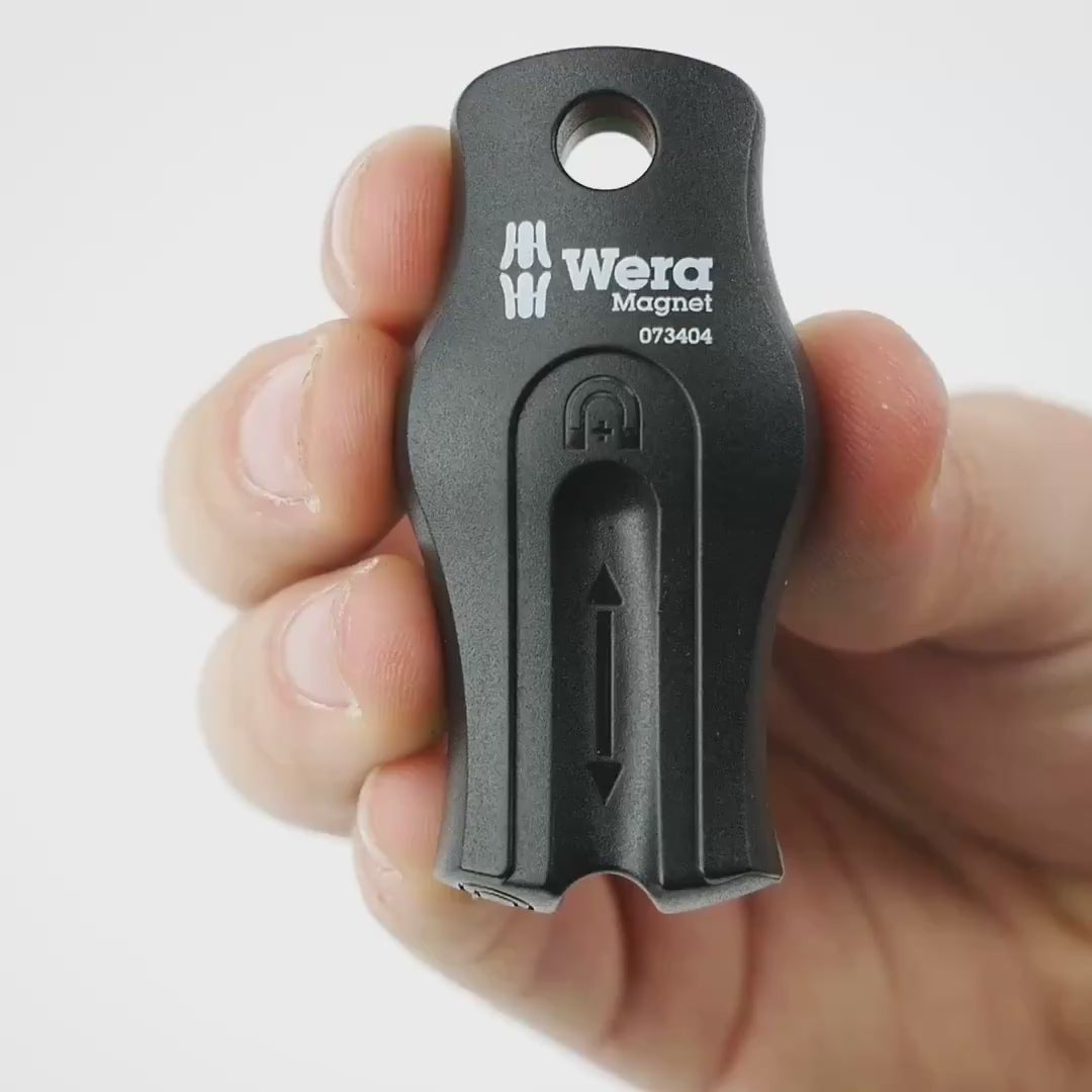 Load video: Wera 033404 Magnetizer/Demagnetizer
