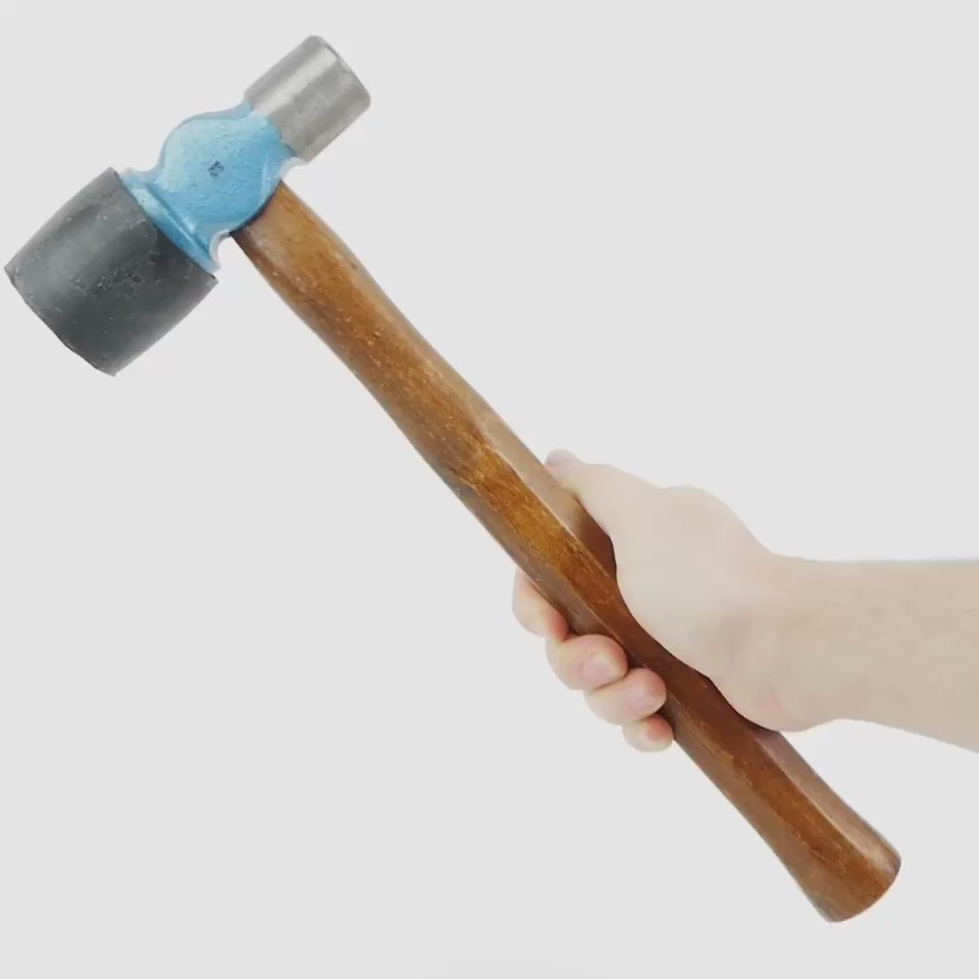 Load video: Picard 4702 Autobody Hammer with Replaceable Rubber Cap