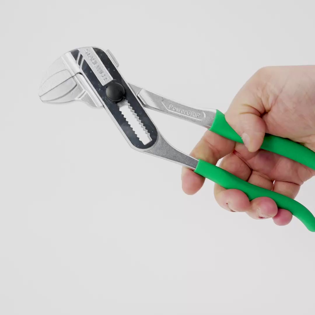 Load video: Stahlwille 6573 PowerGRIP Pliers Wrench, 253 mm