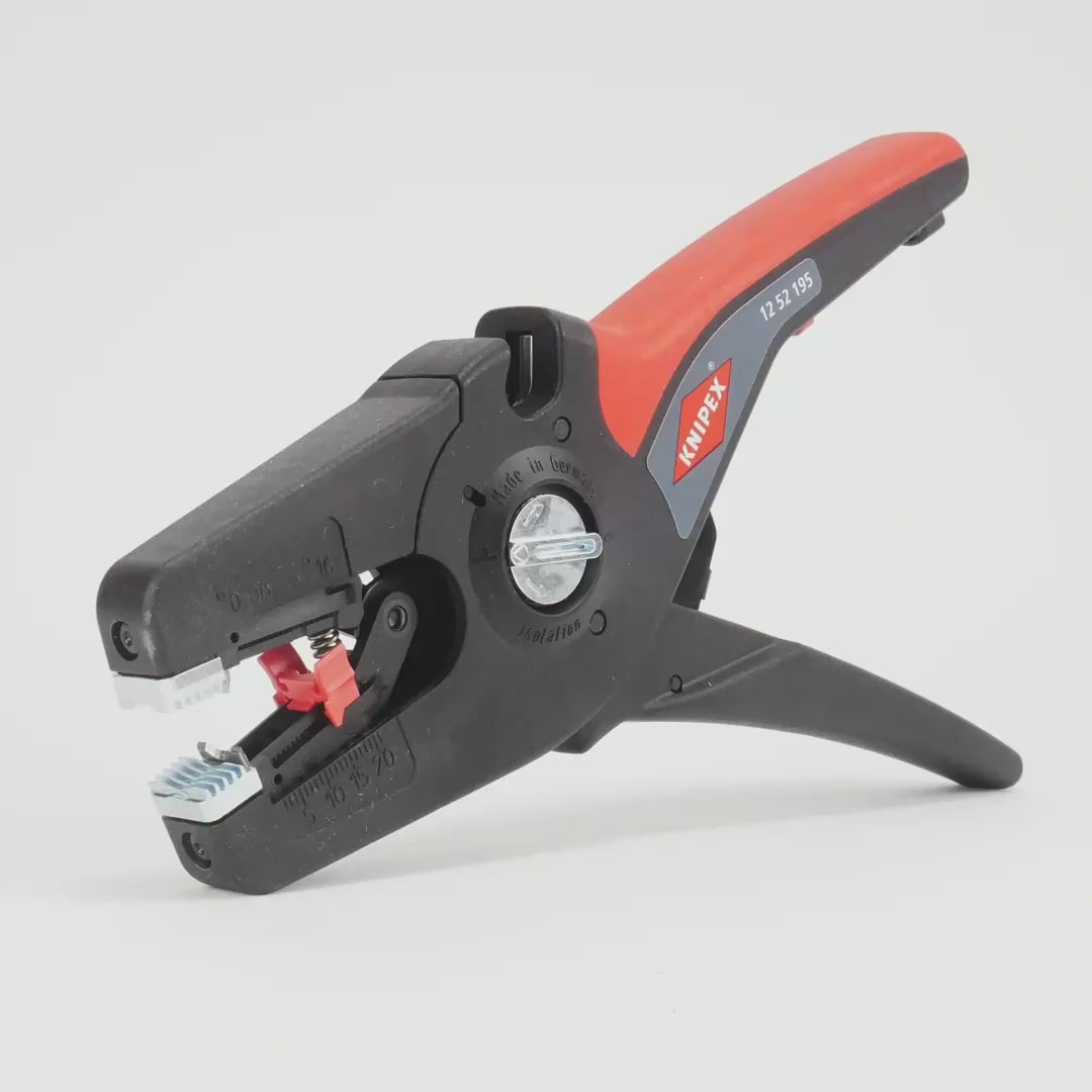 Load video: Knipex PreciStrip16 Automatic Wire Strippers