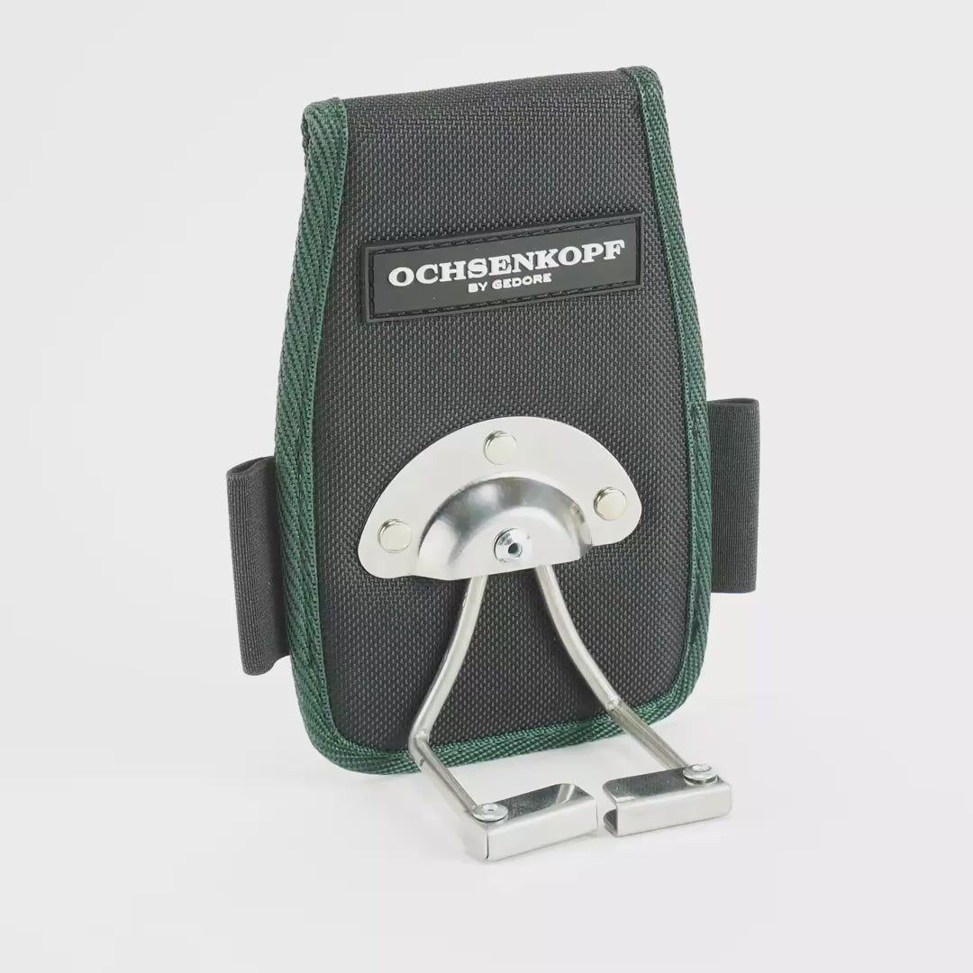 Load video: Ox Head OX 126-0000 Holder for Sappie