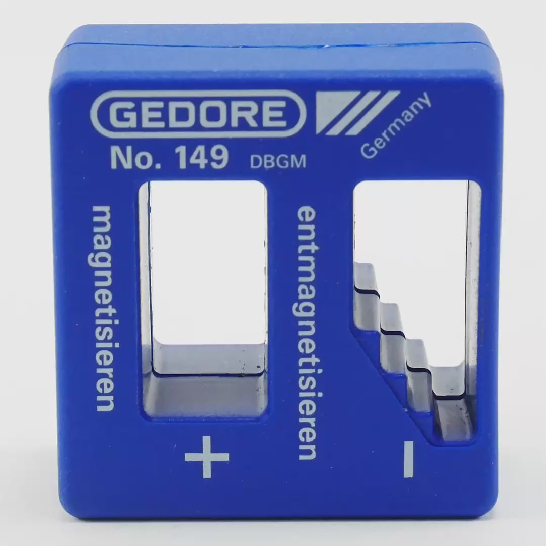 Load video: Gedore 149 Magnetizer and Demagnetizer