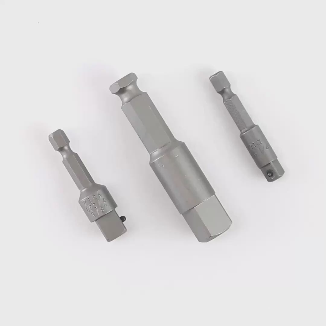 Load video: Wera 073200 3 Piece Socket Adaptor Set A SB