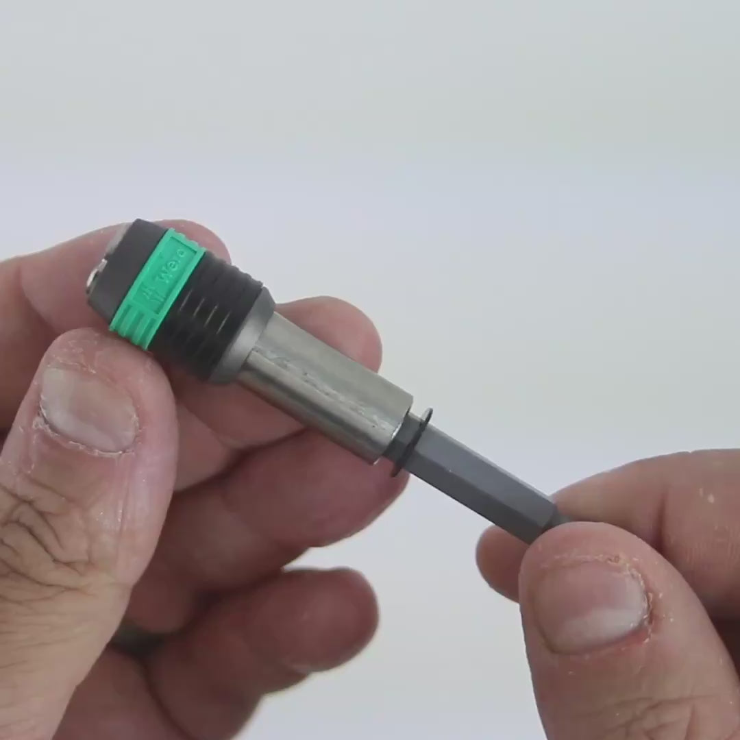Load video: Wera 052503 Rapidaptor Universal Magnetic Bit Holder