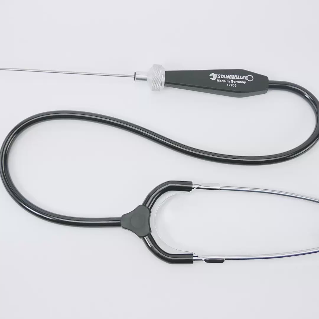 Load video: Stahlwille 12705 Mechanic's Stethoscope
