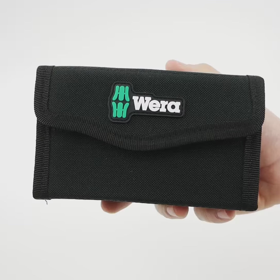 Load video: Wera 136458 Textile Storage Case for Bit-Safe 43, Empty