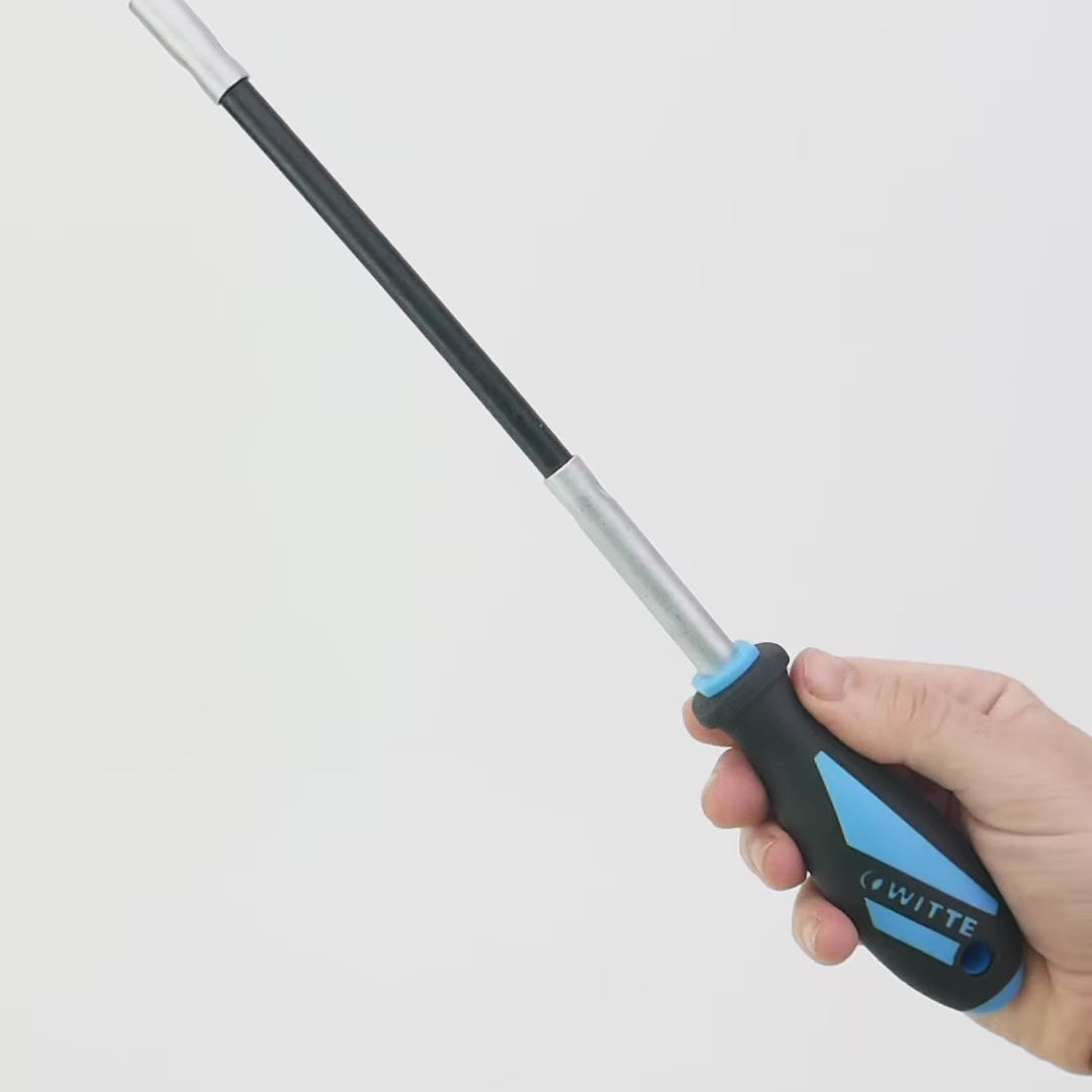 Load video: Witte Maxx Nutdriver and Bitholder, 1/4" x 200mm