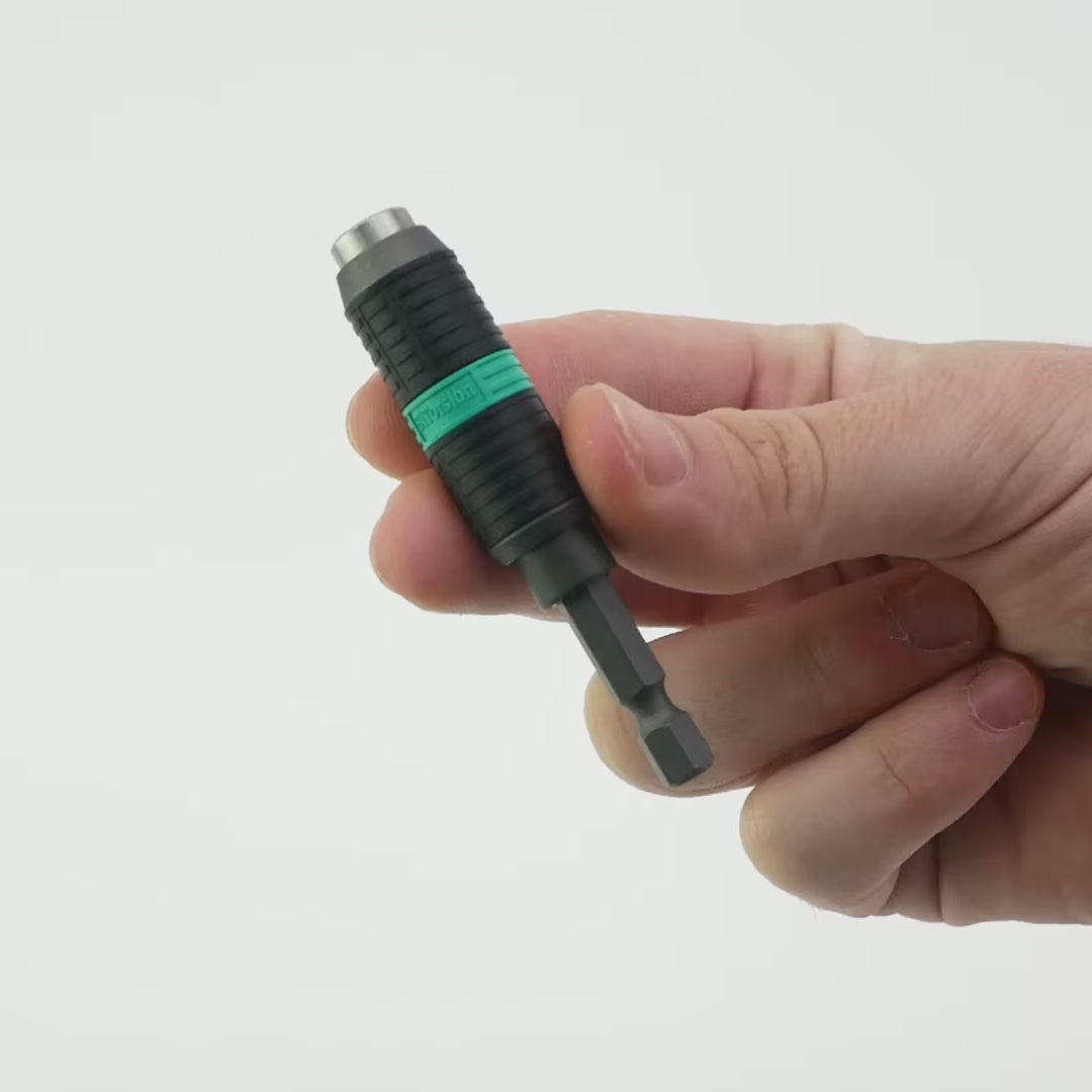 Load video: Wera 053923 Rapidaptor BiTorsion Universal Bit Holder