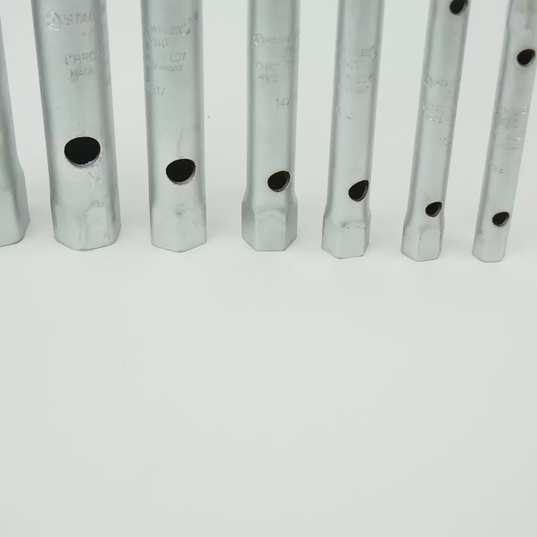 Load video: Stahlwille 10750/7 Box Spanner Set, 8x9 - 20x22mm, 7 Pieces