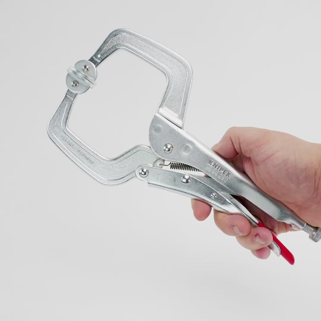 Load video: Knipex Welding Grip Pliers