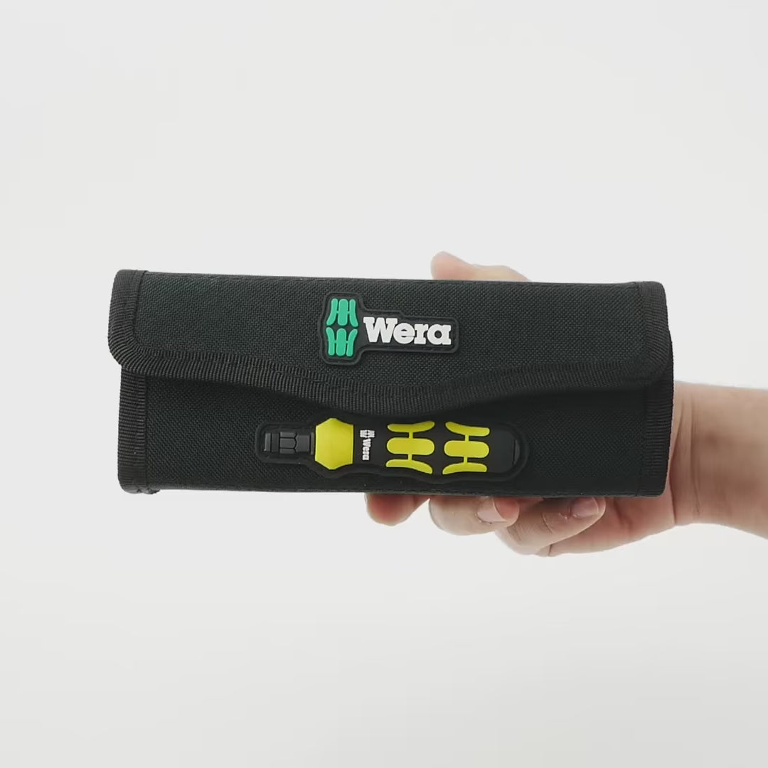 Load video: Wera 018111 Kraftform Kompakt 900 SAE Set 1, 19 Pieces