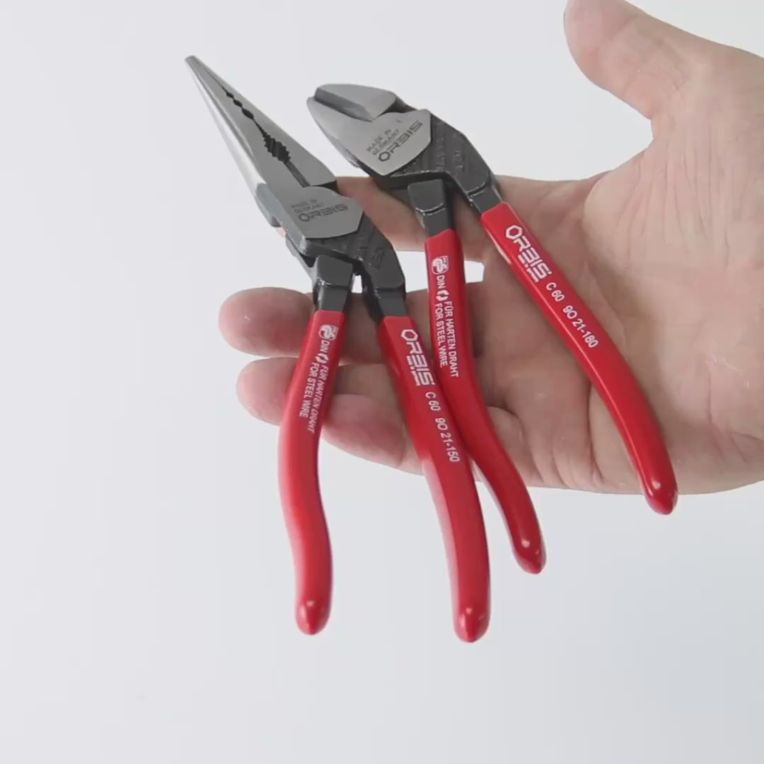 Load video: Orbis 9K-00-80-97-US 2 Piece Angled Pliers Set