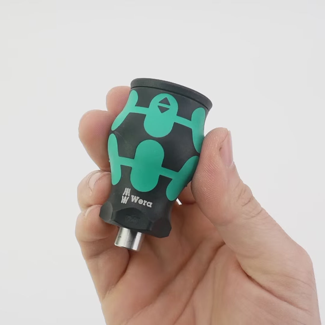 Load video: Wera 008873 Kraftform Kompakt Stubby 1 with PH/TX/SL Bit Storage