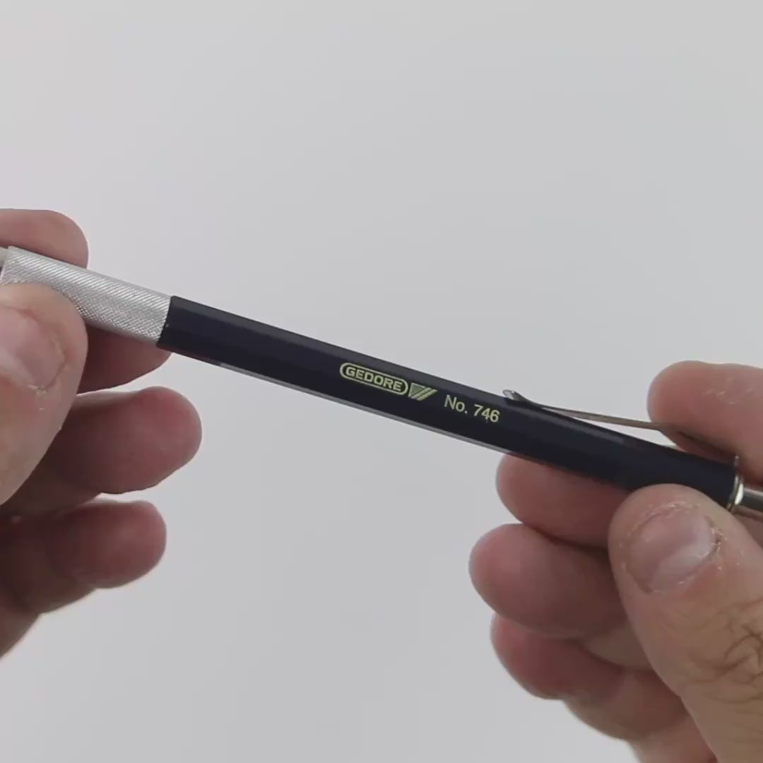 Load video: Gedore 746 Carbide Scriber