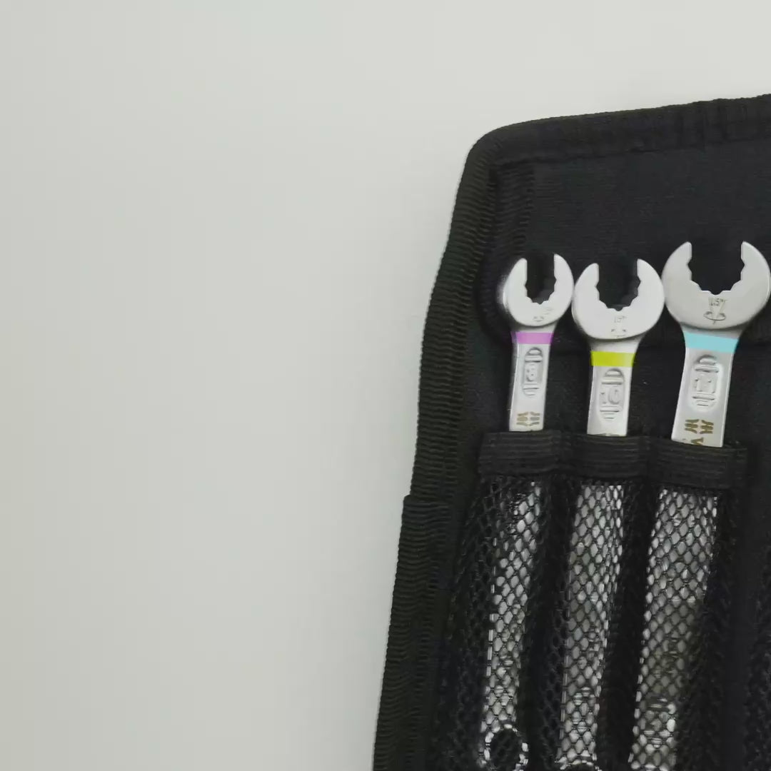 Load video: Wera 020231 Joker Combination Metric Wrench Set, 11 Pieces