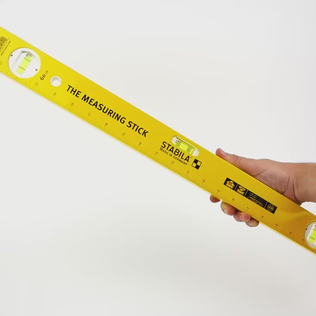 Load video: Stabila Type 80A-2 Measuring Level, 24"