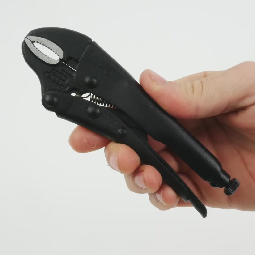 Load video: NWS 5.5" Grip Pliers - Atramentized