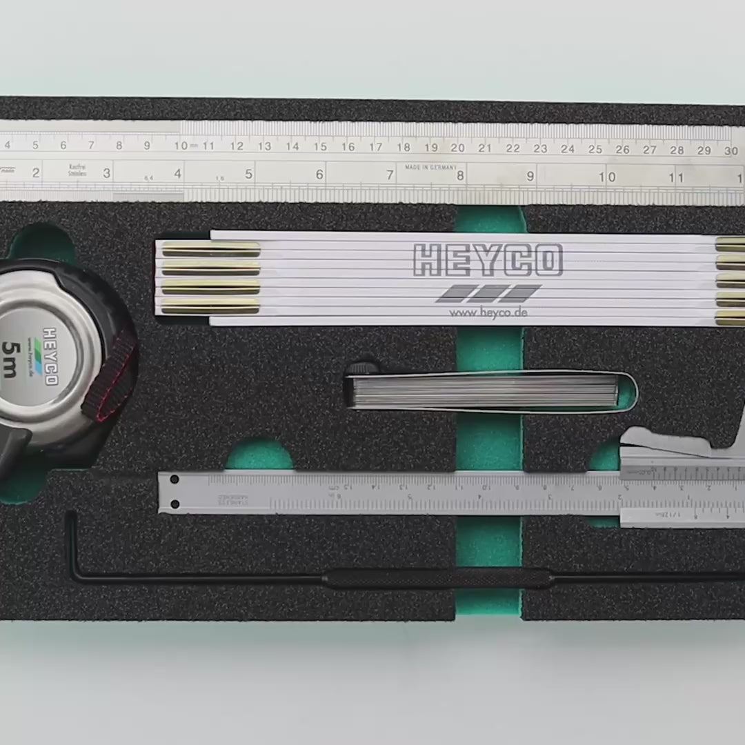 Load video: Heyco Measuring Tool Set, 6 Pieces