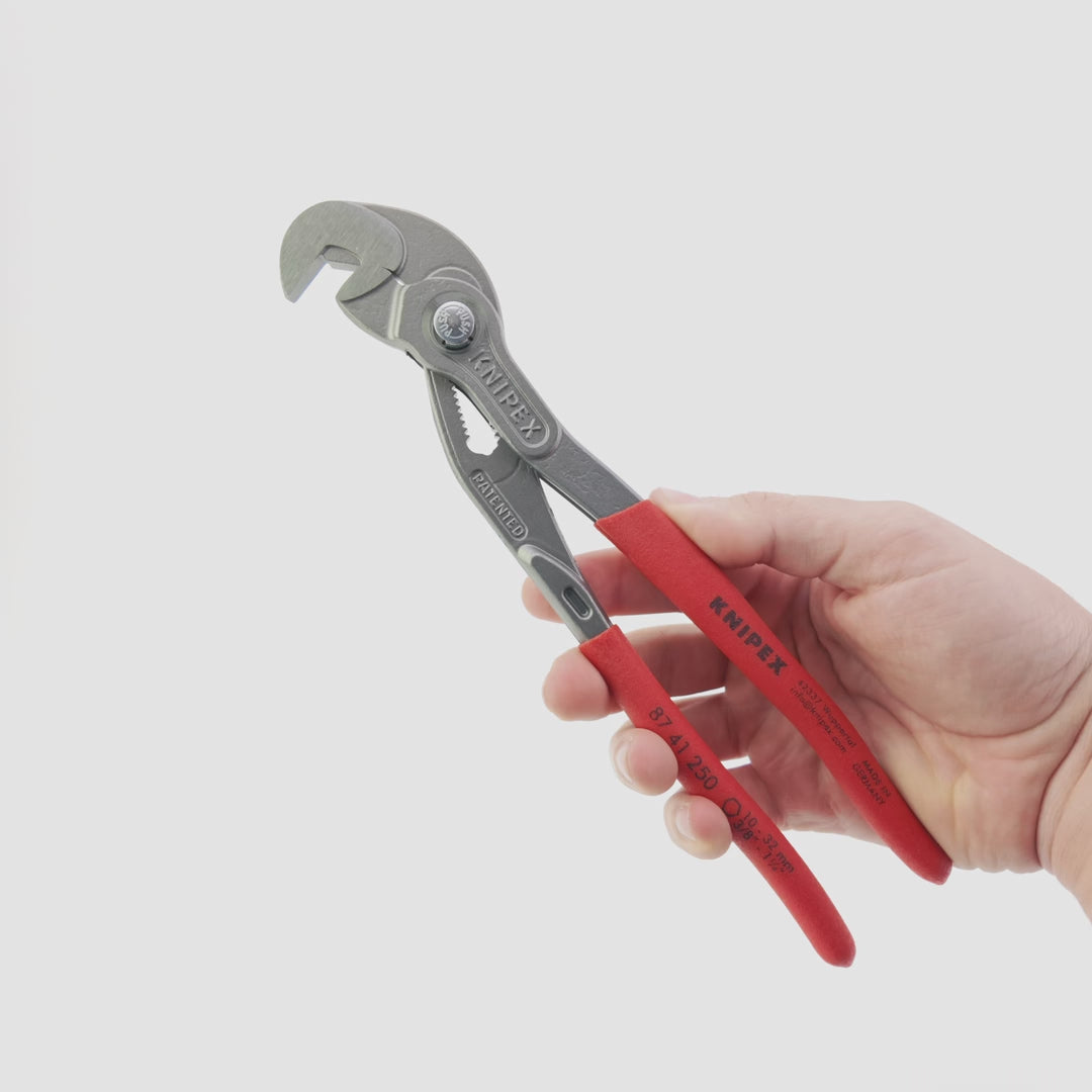 Load video: Knipex 10" Raptor Pliers