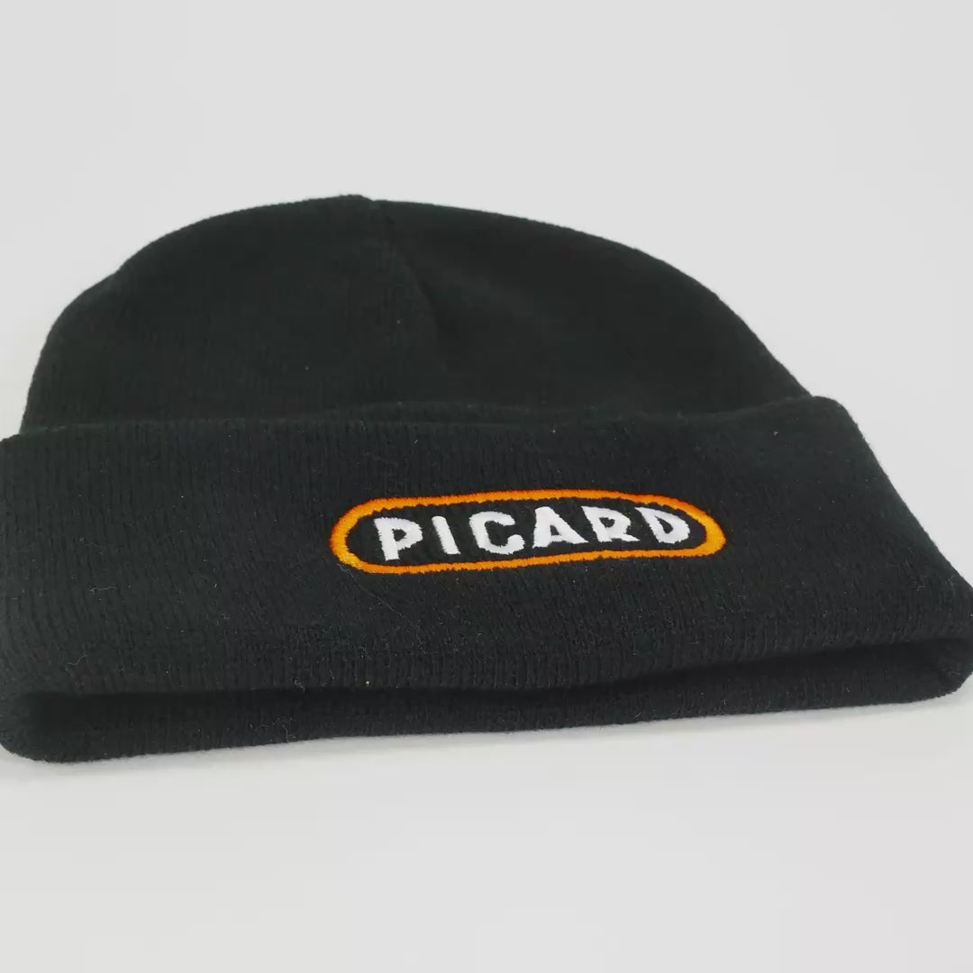 Load video: Picard 0001 Black Beanie
